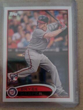 Topps Bryce Harper Baseball Card - Red and Gray Accents Rookie